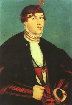 大盧卡斯 尅拉納赫 Portrait of a Young Nobleman 大盧卡斯 尅拉納赫 Portrait of a Young Nobleman